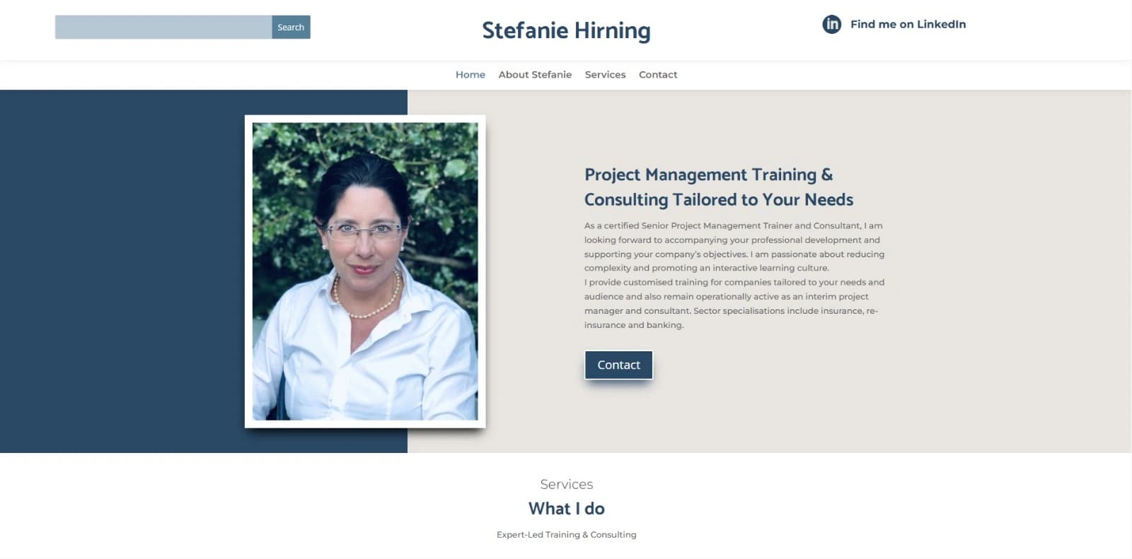 hirning.ch website screenshot